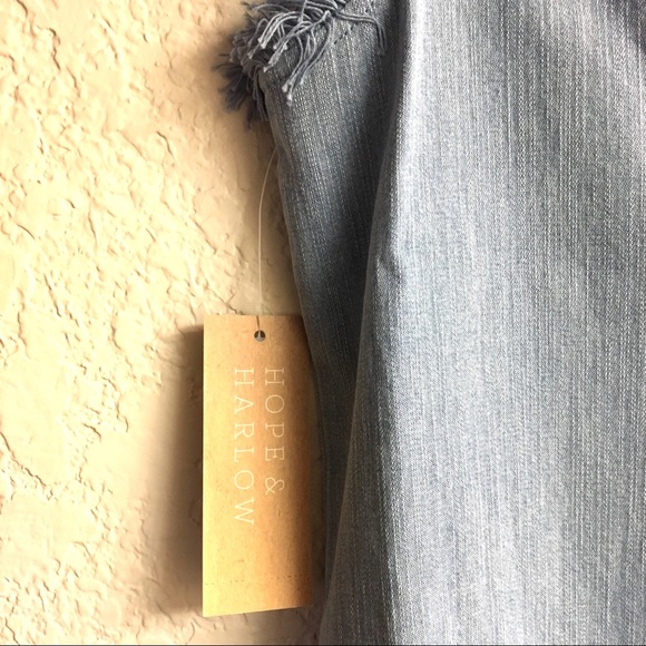 HOPE & HARLOW | denim dress size medium - Picture 6 of 6